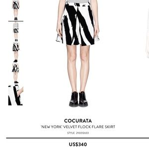 COCURATA Artist Print Skirt